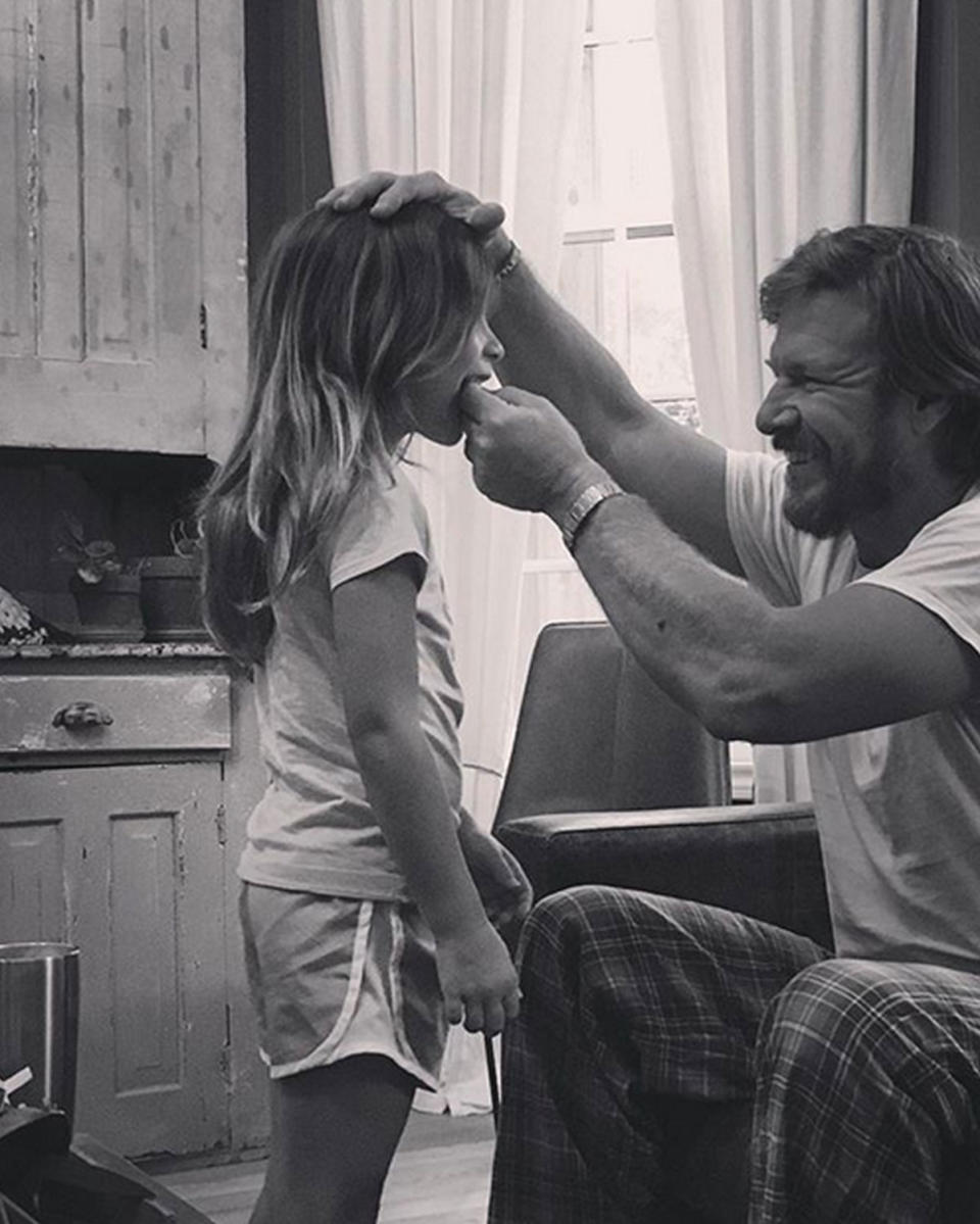 <p>It never feels like pulling teeth when it comes to hanging with Chip! "Emmie loves when he makes her wiggly tooth even wigglier," Joanna wrote alongide this photo of her baby girl. "I love how tough she is and that she trusts her dad even though losing a tooth can be a bit scary."</p>