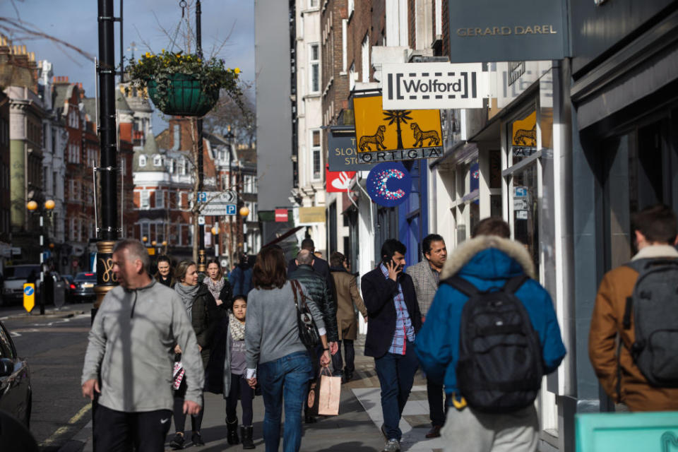 Retail sales slowed in May as household budgets begin to feel the squeeze of rising inflation: Getty