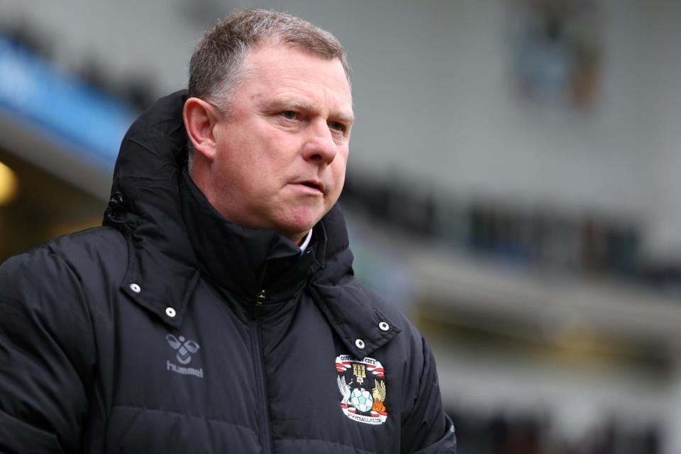 Coventry manager Mark Robins (Getty Images)