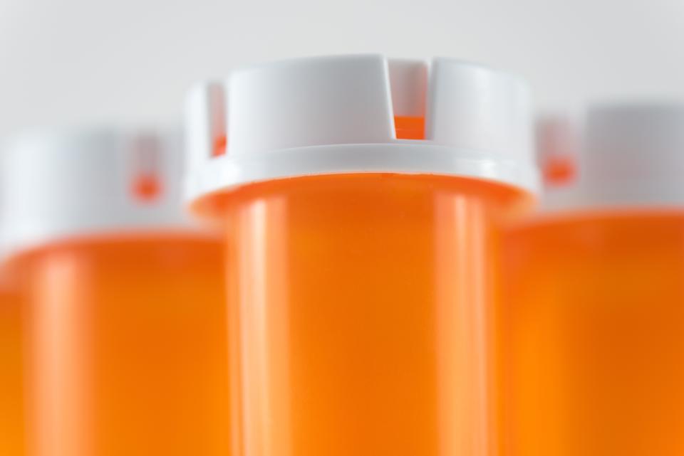 Prescription pill bottles