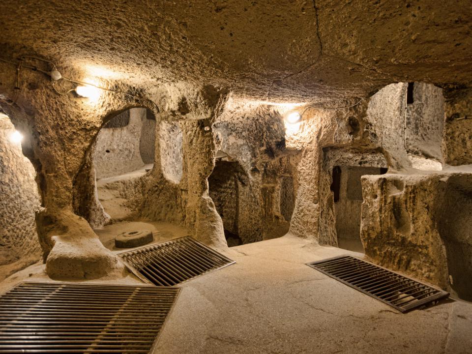 Derinkuyu, Turkey's underground city.