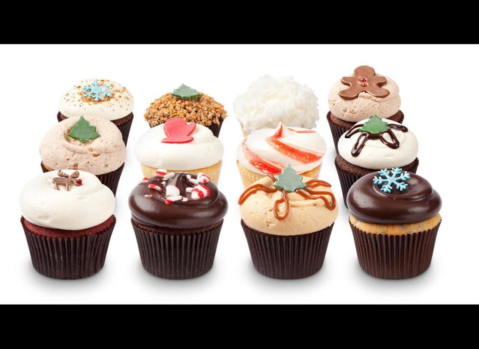 <strong>TO BUY:</strong> <a href="http://www.georgetowncupcake.com/order/Shipping-Cupcake-Products-C9.aspx" target="_hplink">Christmas Collection Cupcakes by Georgetown Cupcakes, $29/dozen</a>