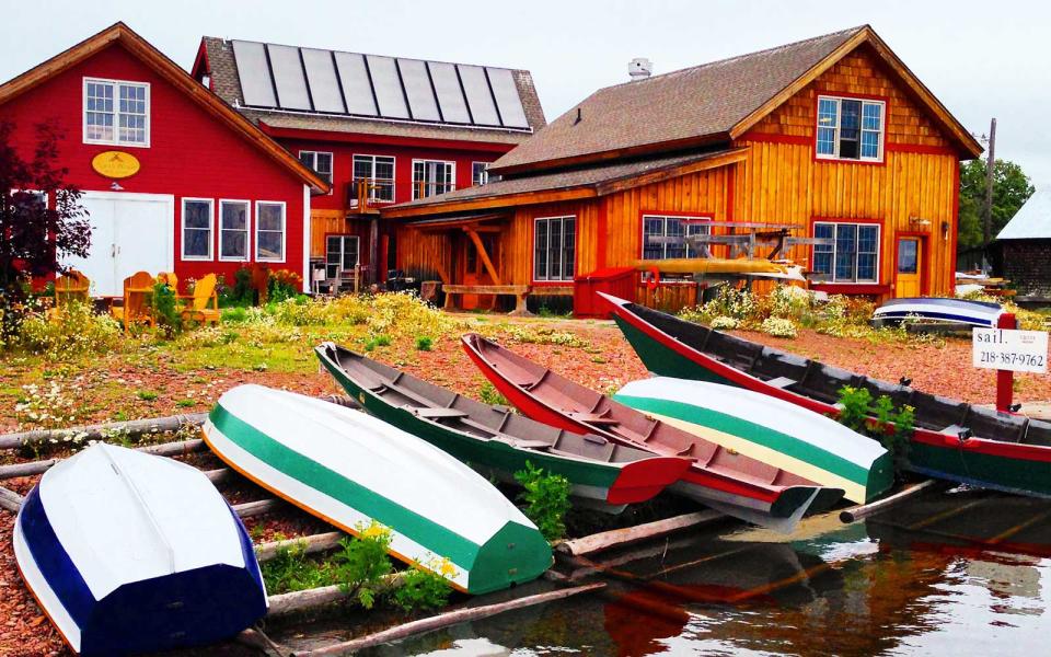 <p>In summertime, there are few places as idyllic as Grand Marais, found up north in Minnesota’s so-called Arrowhead. A cool breeze blows off of Lake Superior all season long making sure lakeside revelers don’t get overheated while eating the World’s Best Donuts (if they do say so themselves) or watching the Dragon Boats race up and down the lake during the festival held each July. Grand Marais has a lot of small-town action to offer visitors, including several events like the October Moose Madness Festival and the annual Fisherman’s Picnic, which serves up a lot of herring and small town pride.</p>