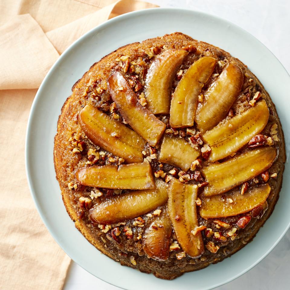 Banana Upside-Down Pancake Cake