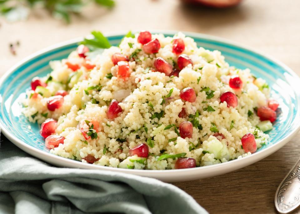 plate of tabbouleh