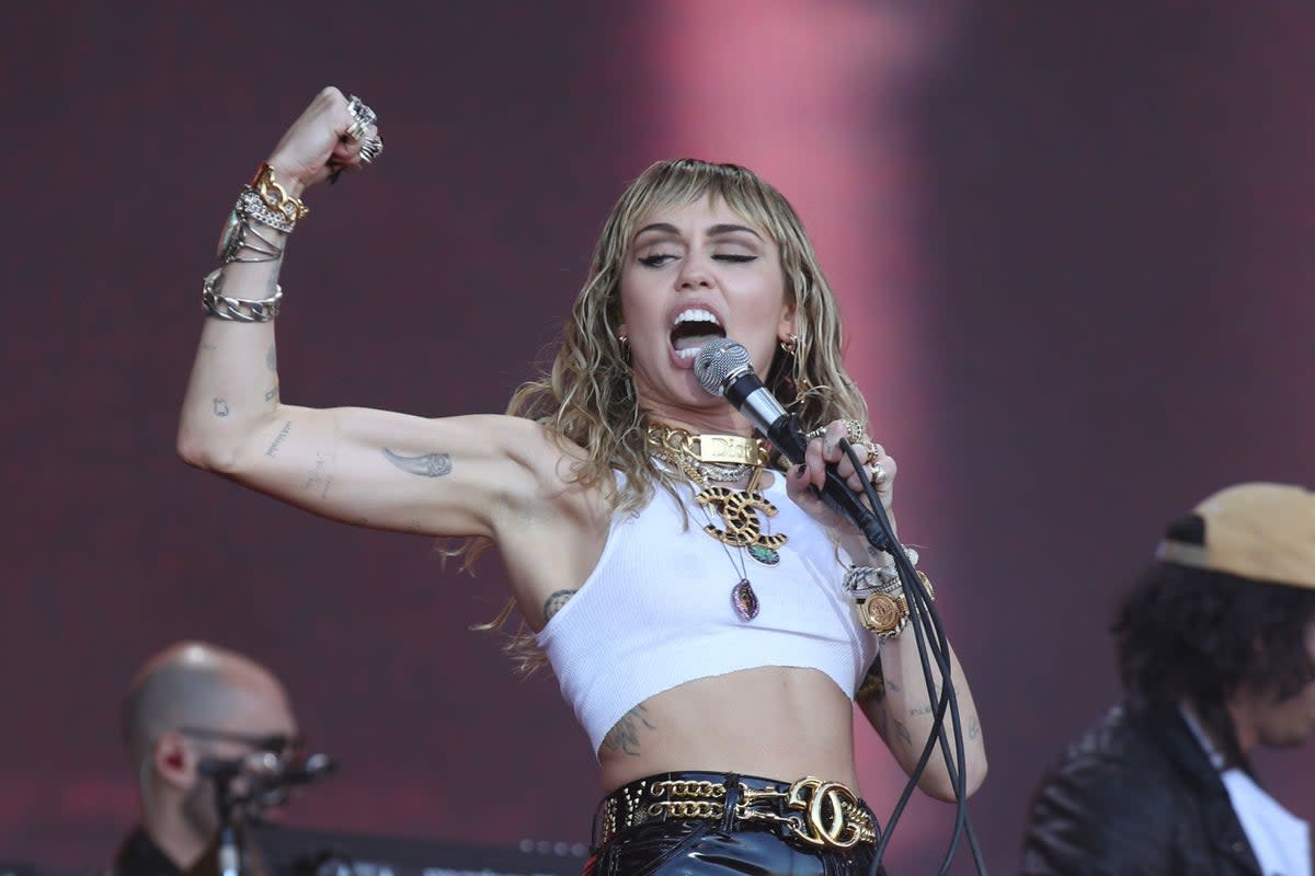 Miley Cyrus has released the most successful song of 2023 so far (Yui Mok/PA Archive)