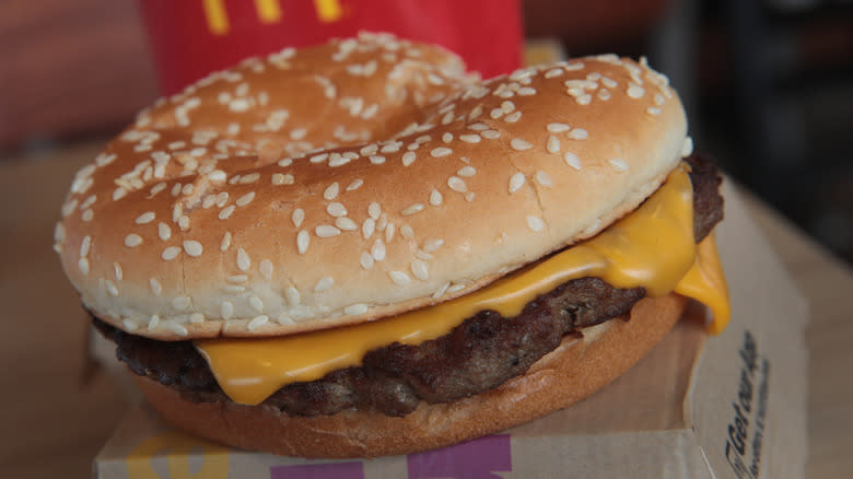 McDonald's Quarter Pounder with cheese