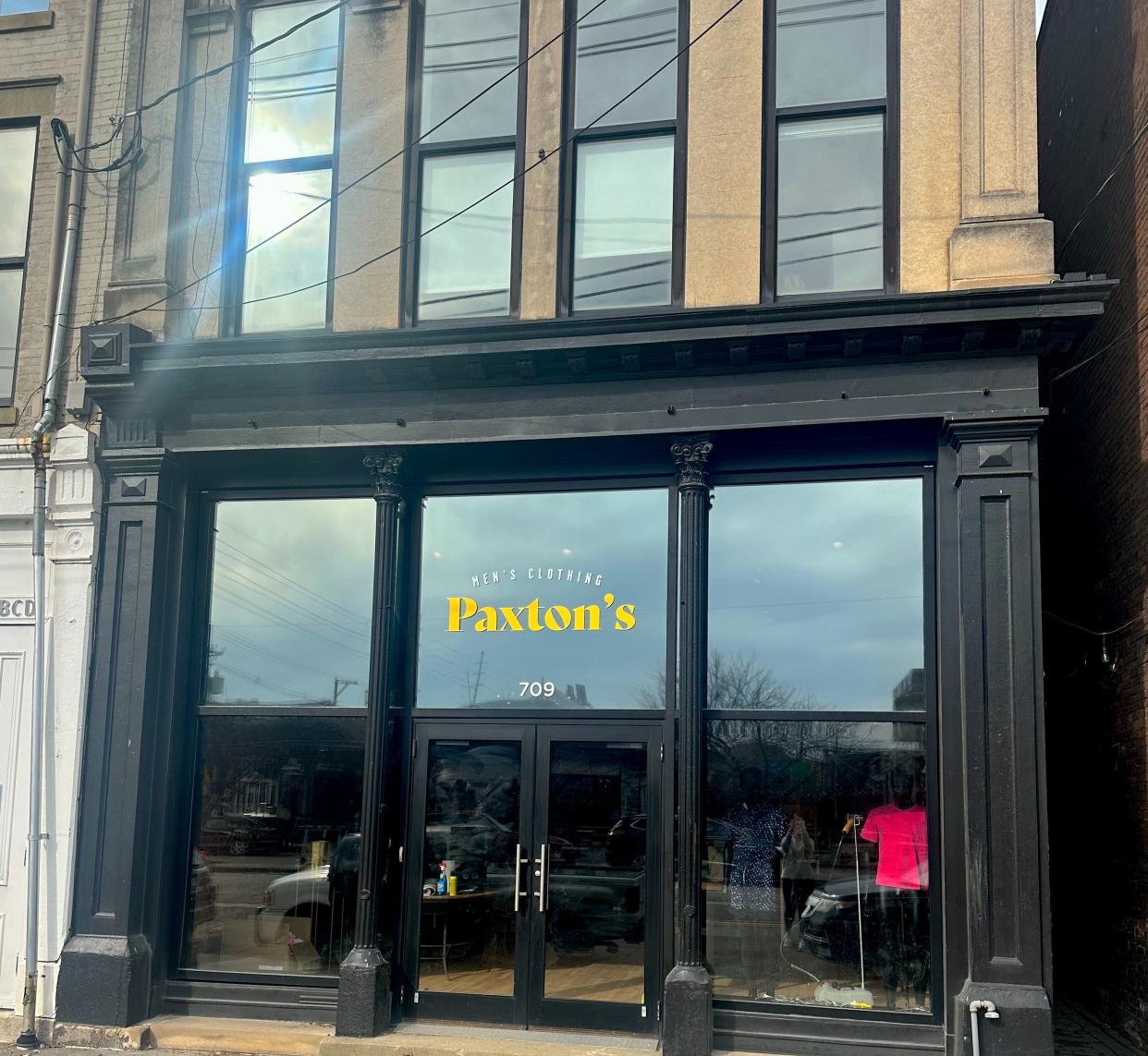 Men's boutique Paxton's, 709 E. Market St., is set to join the Nulu area in early March. The shop is the second retail storefront from Louisville native Katie Meinhart, who also owns Six Sisters Boutique.