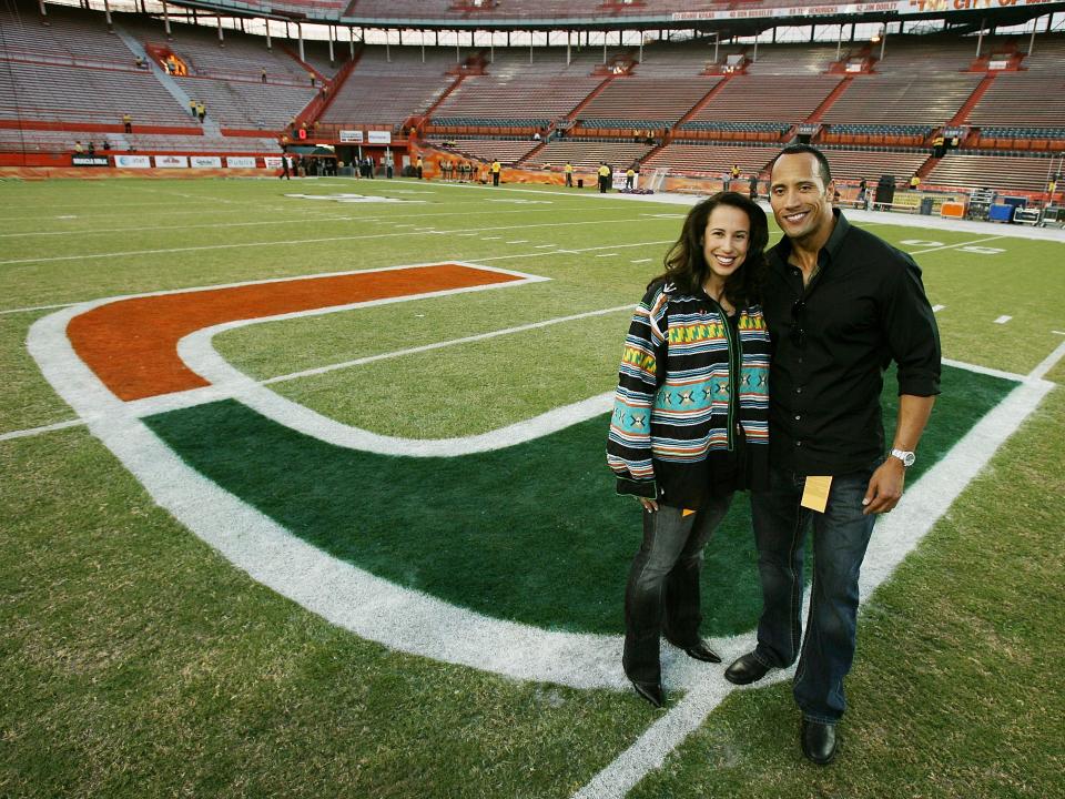 Dwayne Johnson and wife, Miami