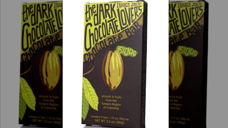 trader joes dark chocolate bar