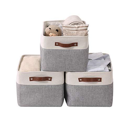 7) DECOMOMO Foldable Storage Bins