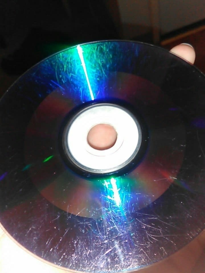 scratched up cd