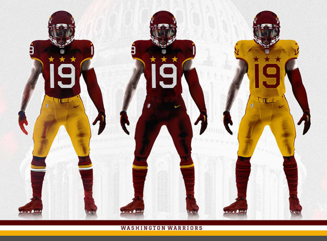 washington football teams new jerseys