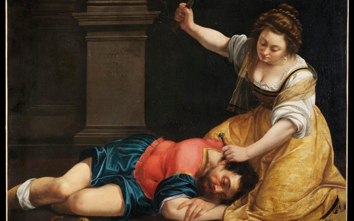 Jael and Sisera, oil on canvas - Museum of Fine Arts, Budapest