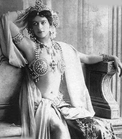 On July 25, 1917, Mata Hari was sentenced to death in France as a spy for Germany in World War I. She was executed by firing squad less than three months later and her name became a synonym for a seductive female spy. Photo courtesy Wikimedia