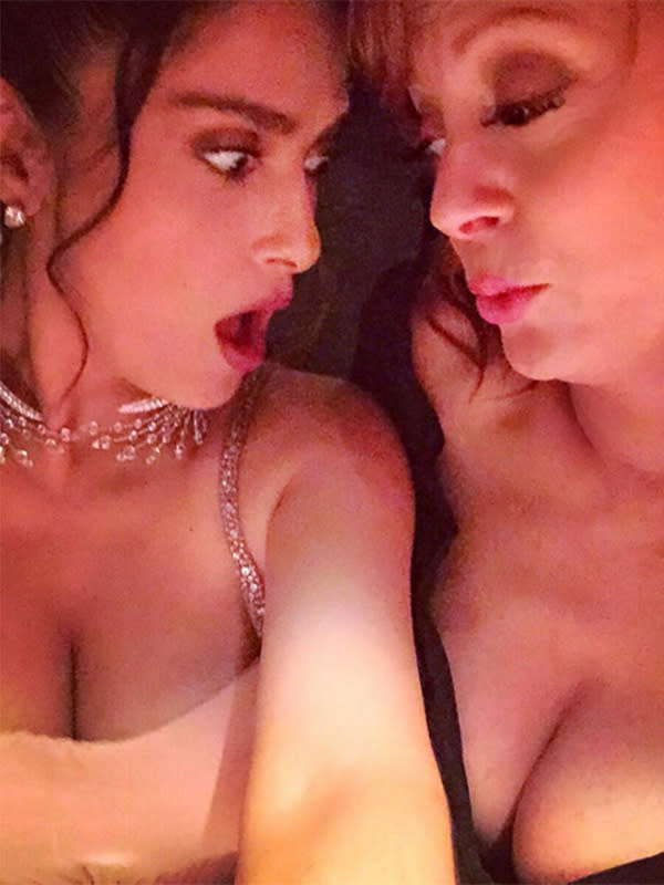 Salma Hayek, Susan Sarandon boobs photo