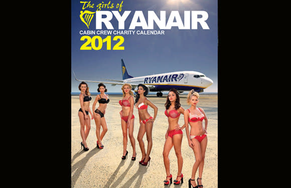 The Ryanair advert to promote the airline's annual charity calendar was reportedly considered provocative.  © Ryanair