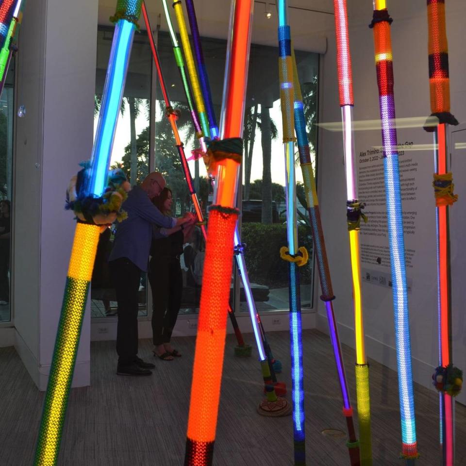 Exhibición de Alex Trimino en Lowe Art Museum de la Universidad de Miami.
