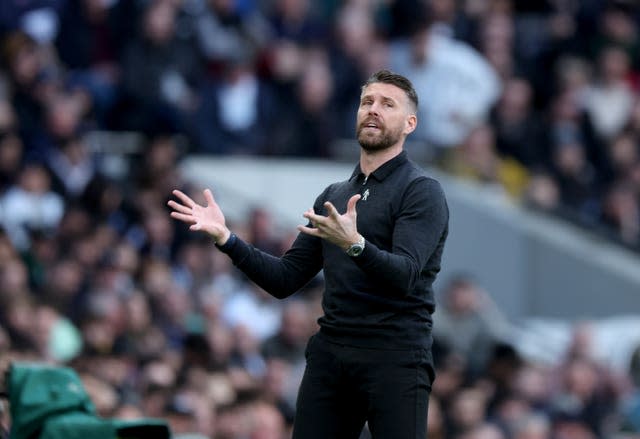 Luton manager Rob Edwards 