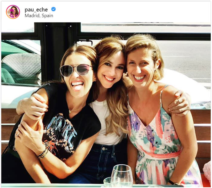 Paula Echevarría y el reencuentro con sus chicas Velvet con anécdota incluida