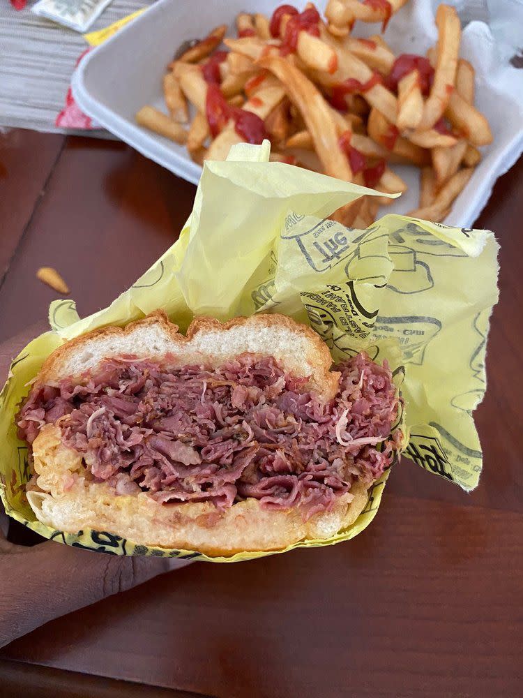 The Hat Pastrami Sandwich