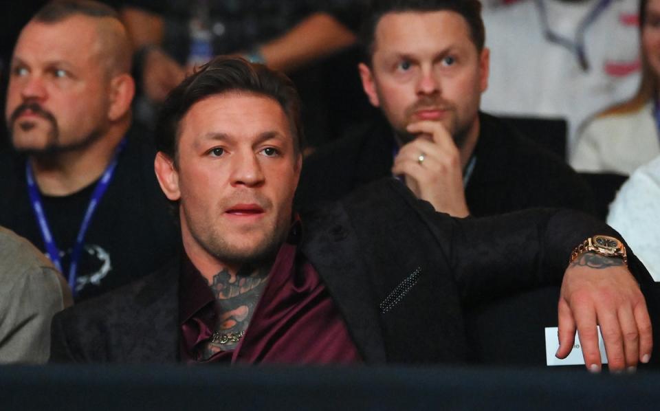 Conor McGregor was ringside for Fury vs Ngannou (Getty Images)