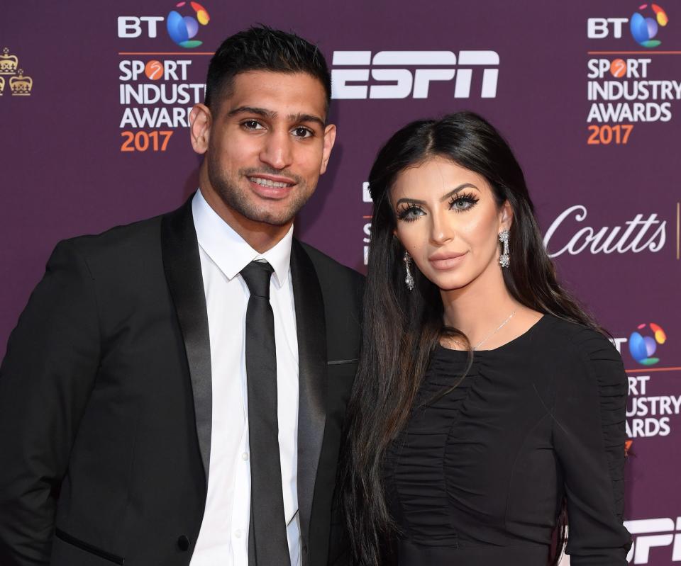 Amir Khan and his wife of four years, Faryal Makhdoom, have split up. (Getty Images)