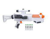 <p>“Imagine commanding the troops of the First Order with the Nerf Glowstrike Captain Phasma Blaster! This five-dart barrel fires 1 dart at a time and makes after-dark battles possible with Glowstrike technology light effects and glow-in-the-dark darts.” $44.99 (Photo: Hasbro) </p>