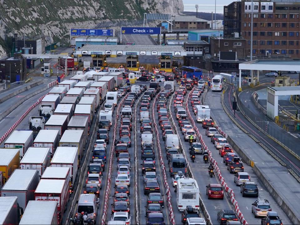 Extra post-Brexit checks at Dover have seen waves of disruption (PA)