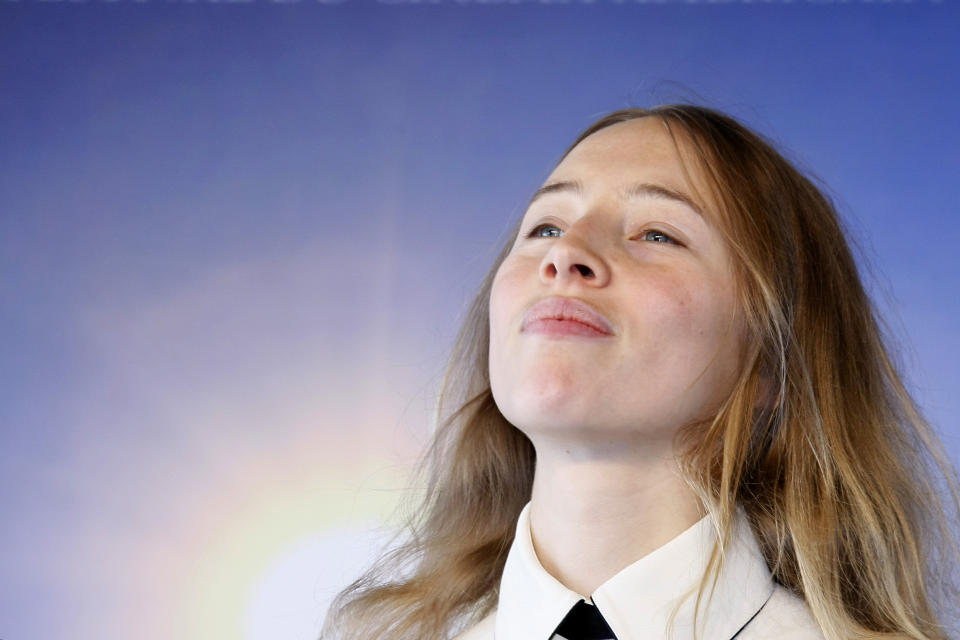 FILE - French actress Isild Le Besco, seen, during a photocall for the movie" The Good Heart" at the 35th American Film Festival, Saturday , Sept. 12, 2009, in Deauville, Normandy. Benoit Jacquot, a French film director accused by multiple actors of sexual assault and violent, controlling behavior, including when his alleged victims were teenagers, has been handed preliminary charges of rape, sexual assault and violence by a French judge investigating the case, the Paris prosecutor's office said Thursday July 4, 2024. The judge investigating allegations against Jacquot leveled by actors Julia Roy and Isild Le Besco handed him an array of preliminary charges. (AP Photo/Michel Spingler, File)