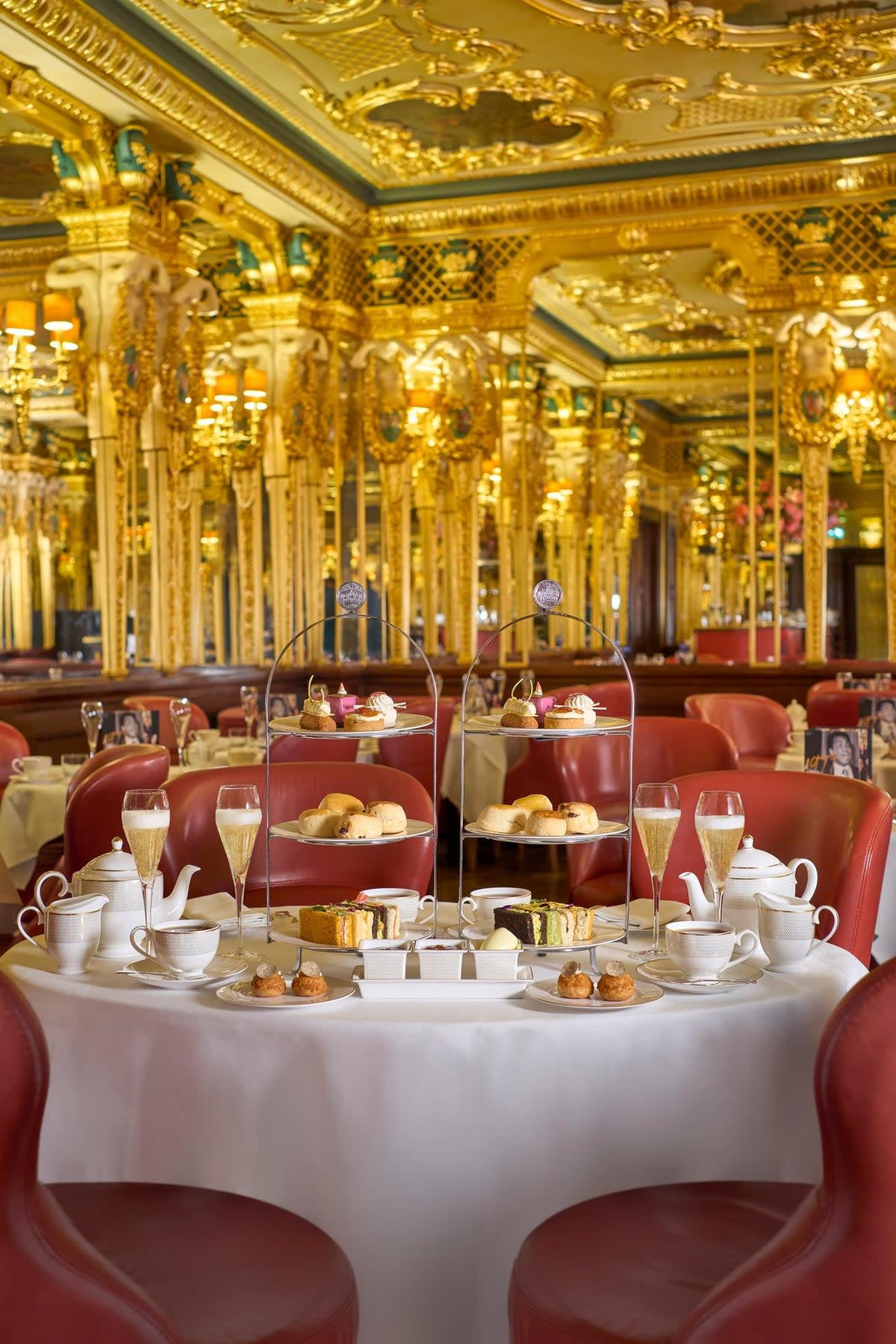 The Kings Charles III experience costs a slightly less extravagant £2,625 and includes champagne afternoon tea (Giles Christopher/ Hotel Café Royal)