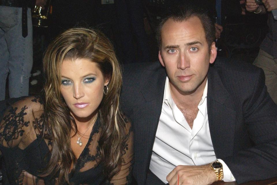 Lisa Marie Presley and Nicolas Cage