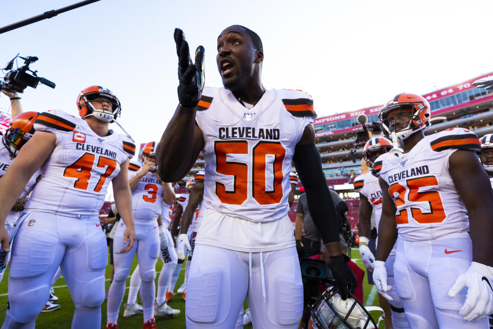 The Cleveland Browns released Chris Smith on Tuesday. (Ric Tapia/Icon Sportswire via Getty Images)
