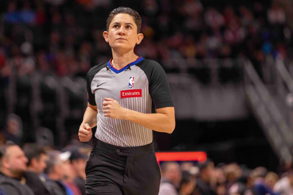 Referee Che Flores came out publicly last year as transgender and non-binary.