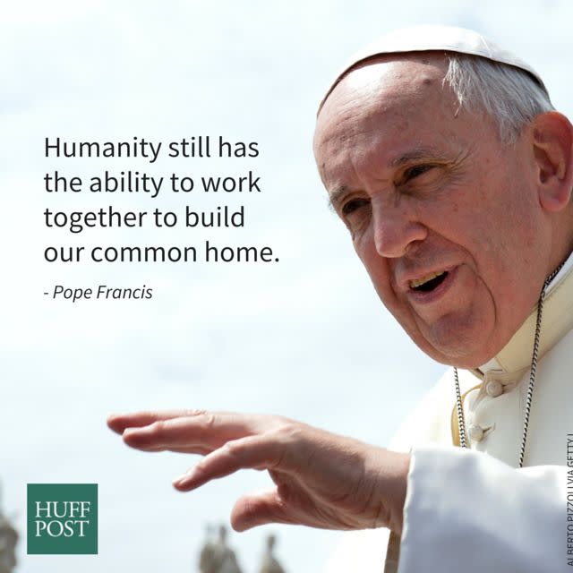 From a draft of "Laudato Sii," translated by The Huffington Post. 