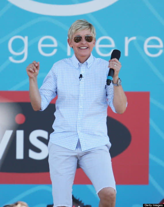 DeGeneres announced on her talk show that "Finding Dory," a sequel to "Finding Nemo," would hit theaters Nov. 25, 2015. 