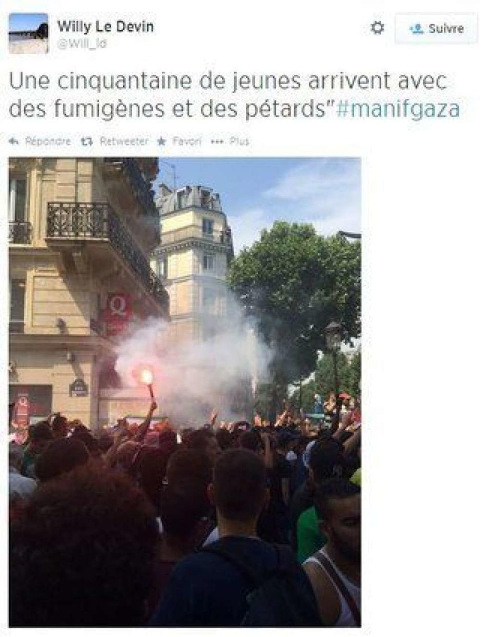 Manifestation pro-Gaza à Paris -