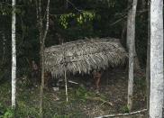 Un grupo de indígenas, que según varios antropólogos había permanecido sin contacto con el exterior, fue visto el pasado 25 de marzo en la cuenca Amazónica, en la ribera del río Xinane, en el estado brasileño de Acre, fronterizo con Perú. REUTERS/Lunae Parracho