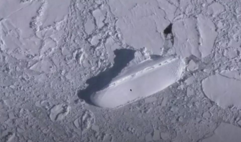 Google Earth users find unusually shaped object off the coast of Antarctica