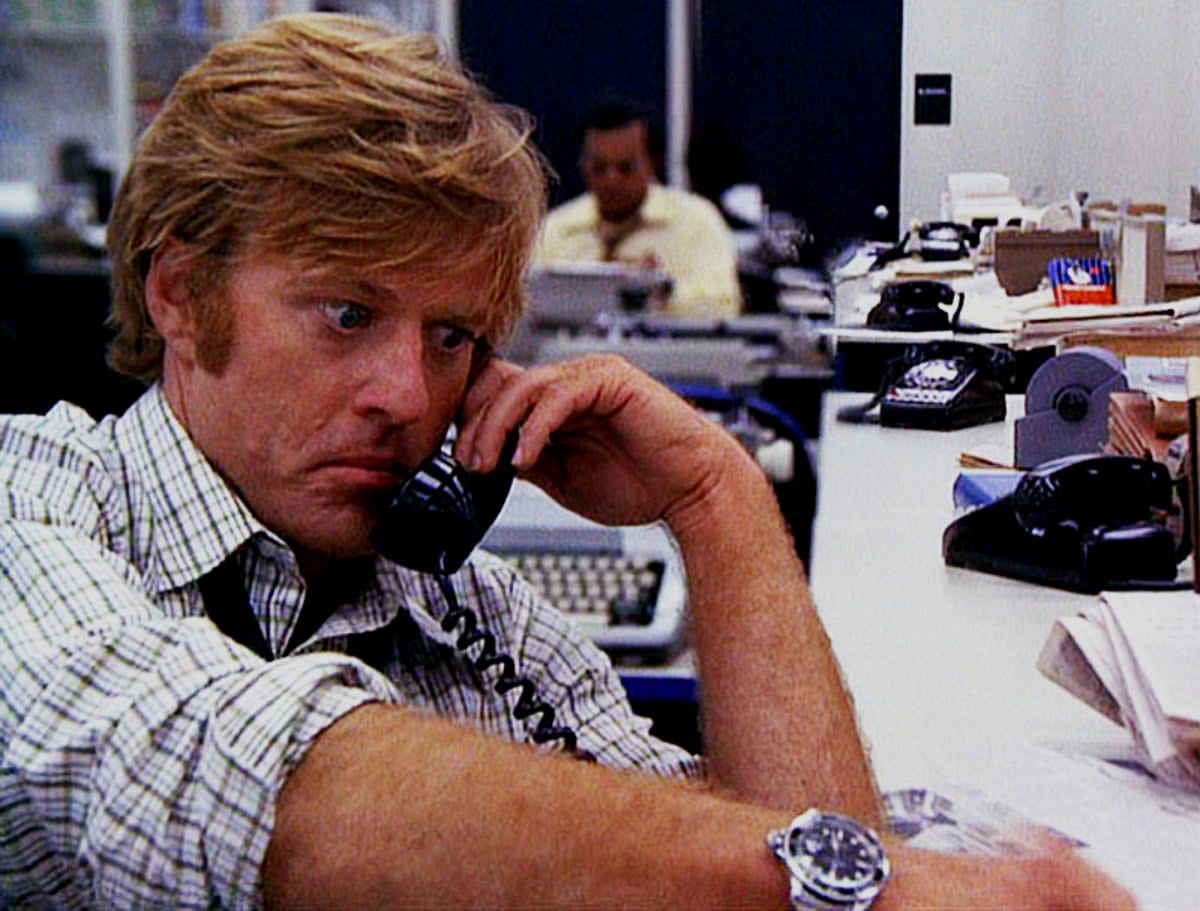 Robert Redford in All The President’s Men  (Handout)