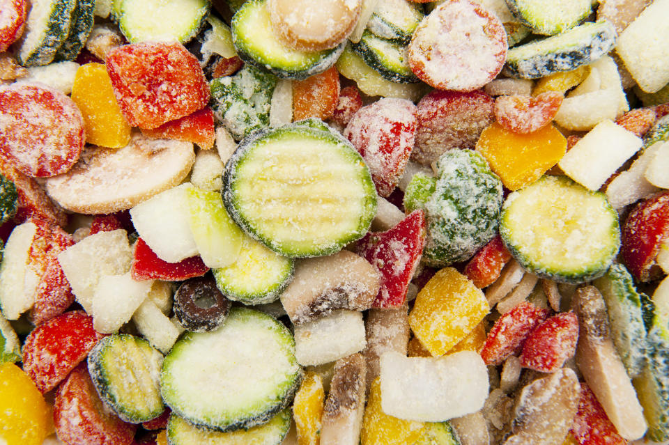 Fruit and vegetables freeze really well. (Getty Images)