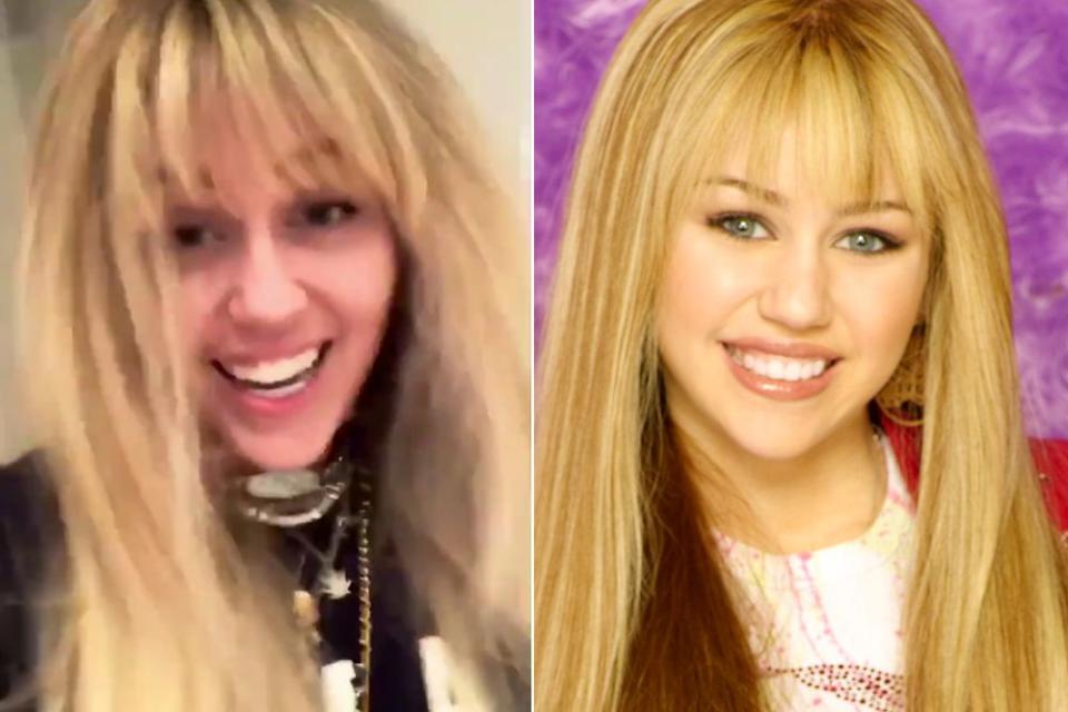 Miley Cyrus Twitter; DISNEY CHANNEL/BOB D'AMICO