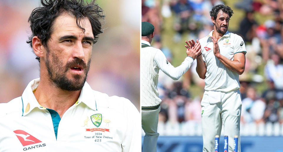 Mitchell Starc says a brutal piece of advice from a former coach helped propel him on an incredible journey in Australian cricket. Pic: Getty