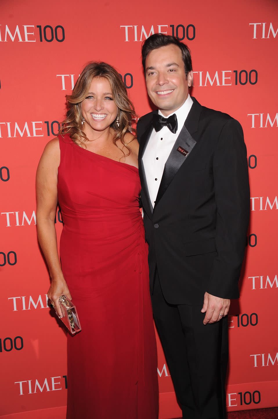 Jimmy Fallon and Nancy Juvonen