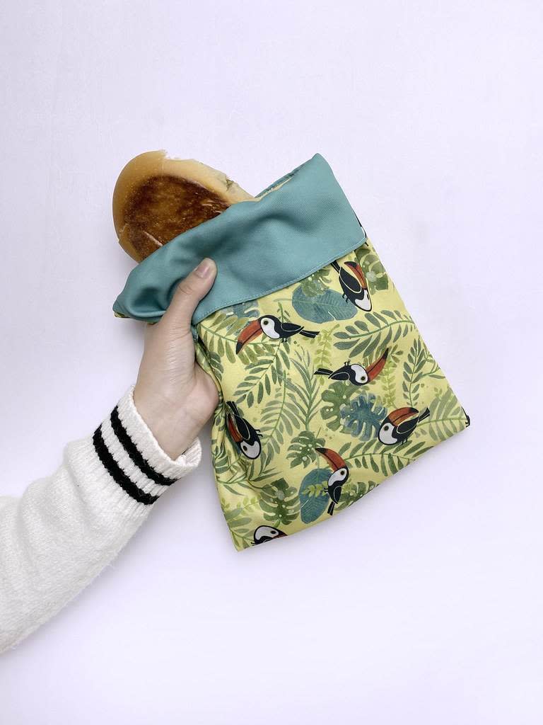 VANCO凡格純棉環保輕食袋適合裝麵包、水果圖片來源：PINKOI官網