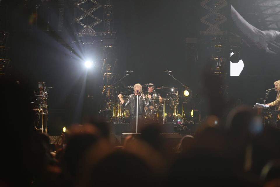 Bon Jovi performs at Fiserv Forum in Milwaukee on Tuesday, April 5, 2022.