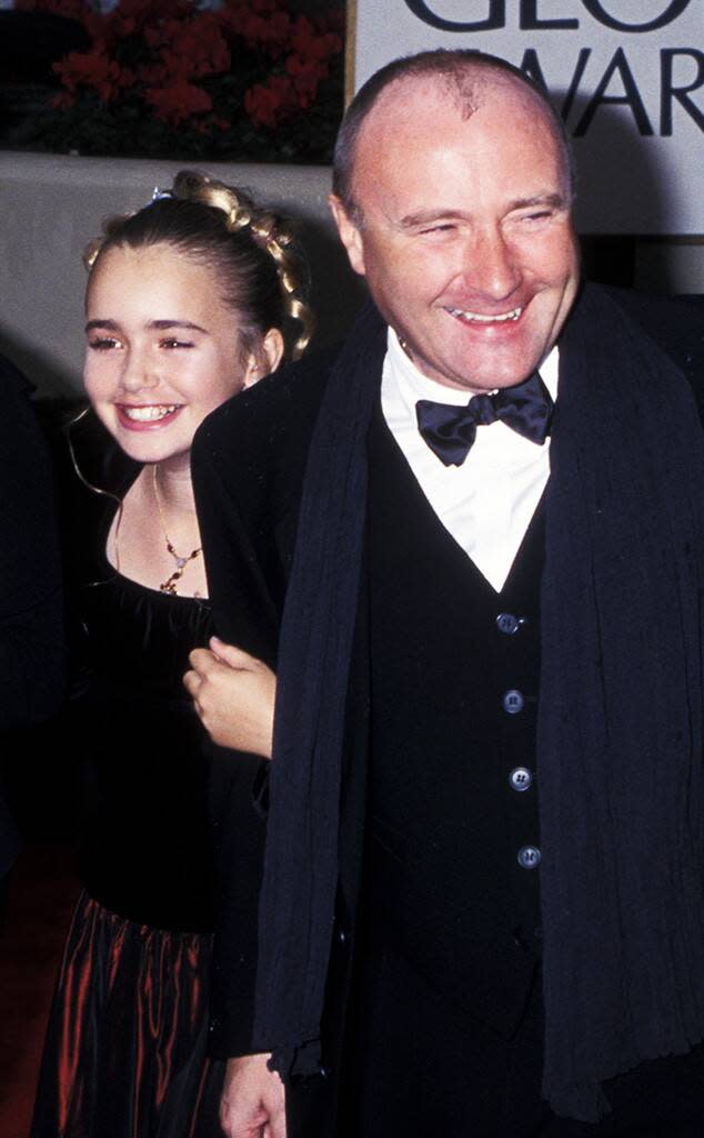 Phil Collins, Lily Collins, 2000 Golden Globe Awards