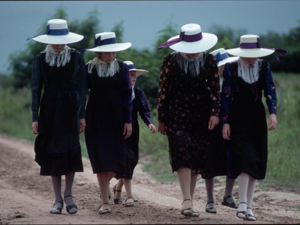 Mennonite Women in Traditional Dress, Bolivia