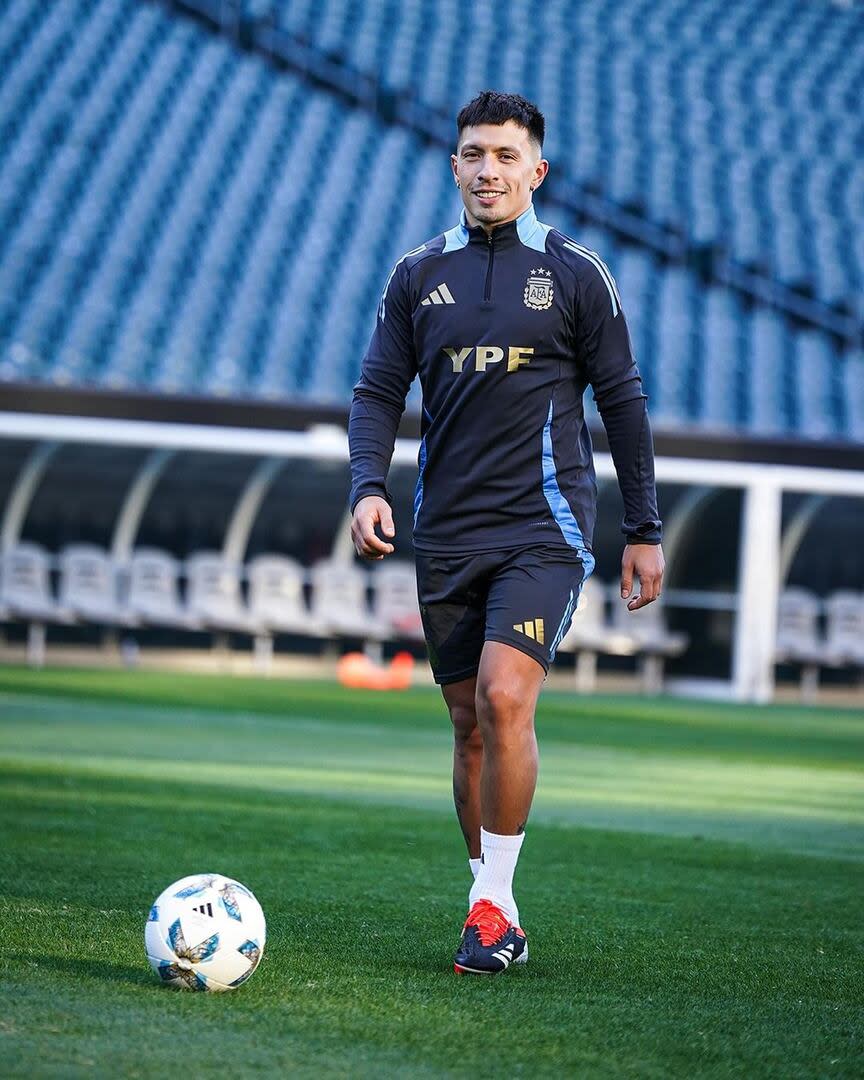 Lisandro Martínez, en la selección argentina