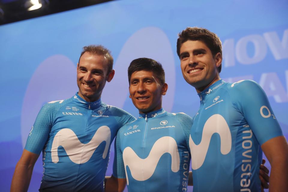 Después de ser escudero de Froome en el pasado Tour de Francia, donde terminó cuarto, Mikel Landa tiene su gran oportunidad en la temporada 2018 defendiendo los colores del Movistar. El ciclista vasco compartirá galones con Nairo Quintana y Alejandro Valverde. (Foto: Javier Lizón / EFE).